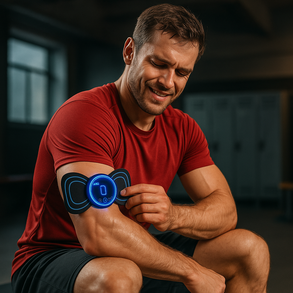 Reusable EMS Bioelectric Acupoints Massager Pad